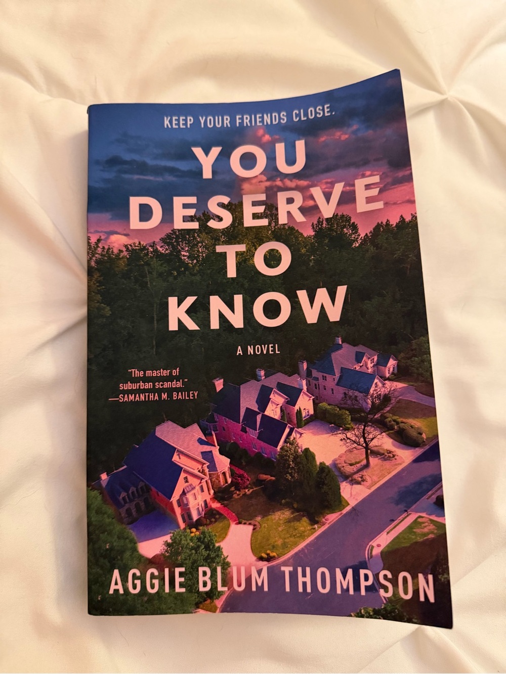 You Deserve To Know